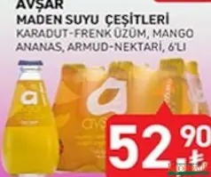 AVŞAR MADEN SUYU ÇEŞİTLERİ 6'LI AVŞAR MADEN SUYU ÇEŞİTLERİ 6'LI